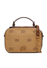 Karl Lagerfeld - Torebka KARL LAGERFELD. Kolor: brązowy #1