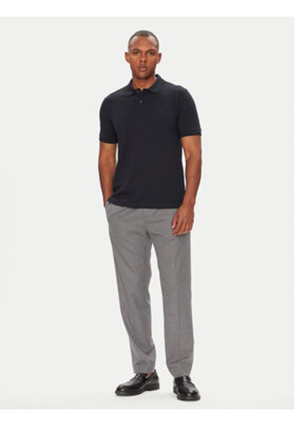 Pierre Cardin Polo C5 21344.2144 Granatowy Regular Fit. Typ kołnierza: polo. Kolor: niebieski. Materiał: bawełna