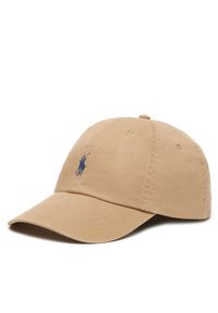 Polo Ralph Lauren Czapka z daszkiem 211912843058 Beżowy. Kolor: beżowy. Materiał: materiał, bawełna