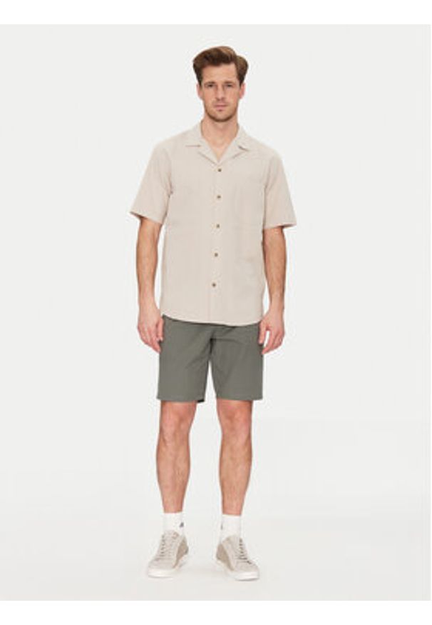 Only & Sons Koszula Eye Resort 22030342 Beżowy Relaxed Fit. Kolor: beżowy. Materiał: bawełna