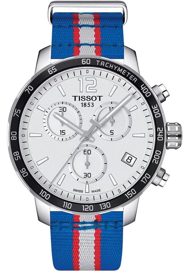 TISSOT - Zegarek Tissot Zegarek Męski Tissot T095.417.17.037.22 Srebrzysty ( 42 mm)
