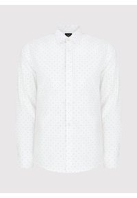 PAKO LORENTE – Biała koszula męska w czarne kropki P24SF-1X-001-B-S - Pako Lorente. Okazja: na co dzień. Kolor: biały, czarny, wielokolorowy. Długość rękawa: długi rękaw. Długość: długie. Wzór: kropki. Styl: casual, elegancki #10