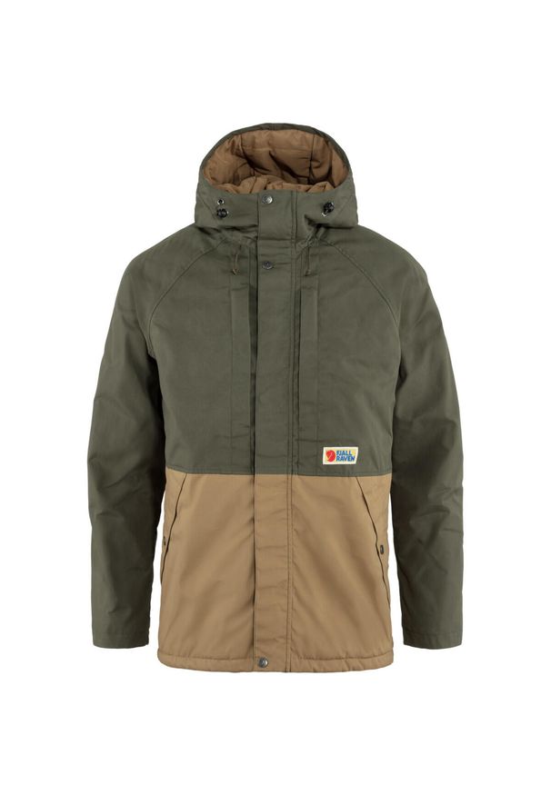 Fjällräven - Kurtka ocieplana męska Fjallraven Vardag Lite Padded Jacket. Kolor: czarny, zielony, wielokolorowy. Sport: turystyka piesza
