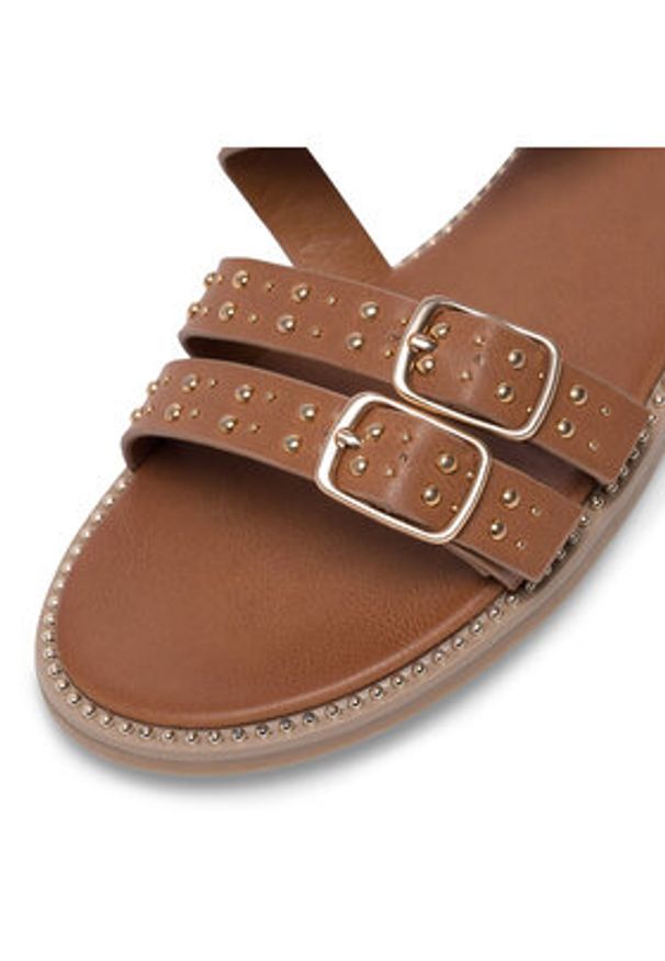 Jenny Fairy Sandały AIMI WS5291-22 Brązowy. Kolor: brązowy. Materiał: skóra