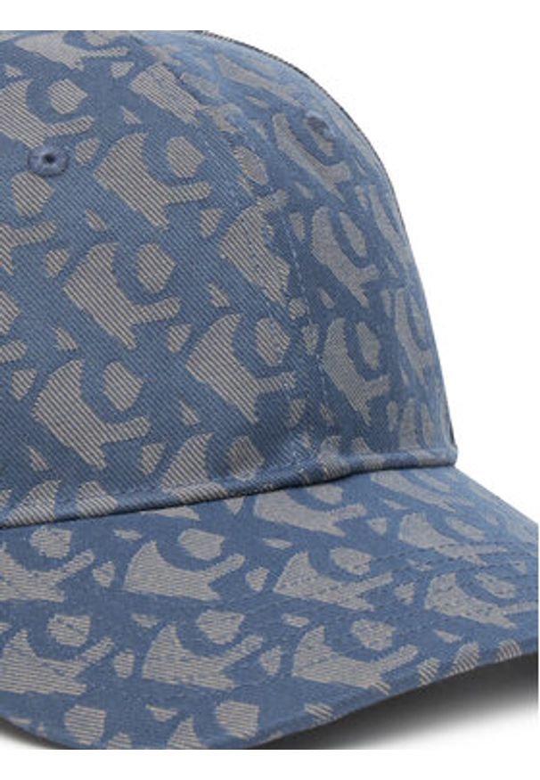 Calvin Klein Czapka z daszkiem Aop 6 Panel Baseball Cap LV04K5058G Niebieski. Kolor: niebieski. Materiał: poliester, materiał