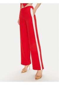 Maryley Spodnie materiałowe 24EB583/04FI Czerwony Regular Fit. Kolor: czerwony. Materiał: syntetyk