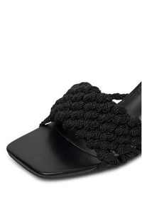 DeeZee Klapki LB1299 Czarny. Kolor: czarny. Materiał: materiał #4
