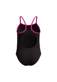 Strój kąpielowy jednoczęściowy na basen dziewczęcy Speedo MuscleBack. Kolor: czarny, różowy, wielokolorowy