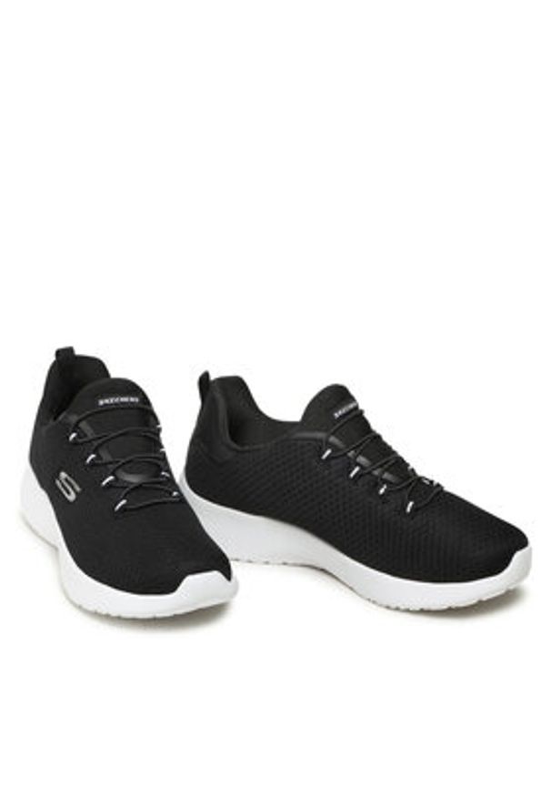 skechers - Skechers Sneakersy Dynamight 12119/BKW Czarny. Kolor: czarny. Materiał: materiał