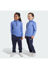 Adidas - Zestaw Sports Kids. Okazja: na uczelnię. Kolor: niebieski, wielokolorowy, biały. Materiał: dresówka, materiał. Styl: sportowy