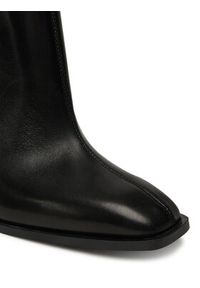 Karl Lagerfeld - KARL LAGERFELD Botki Nft Heel Zip KL39135 Czarny. Kolor: czarny. Materiał: skóra #4