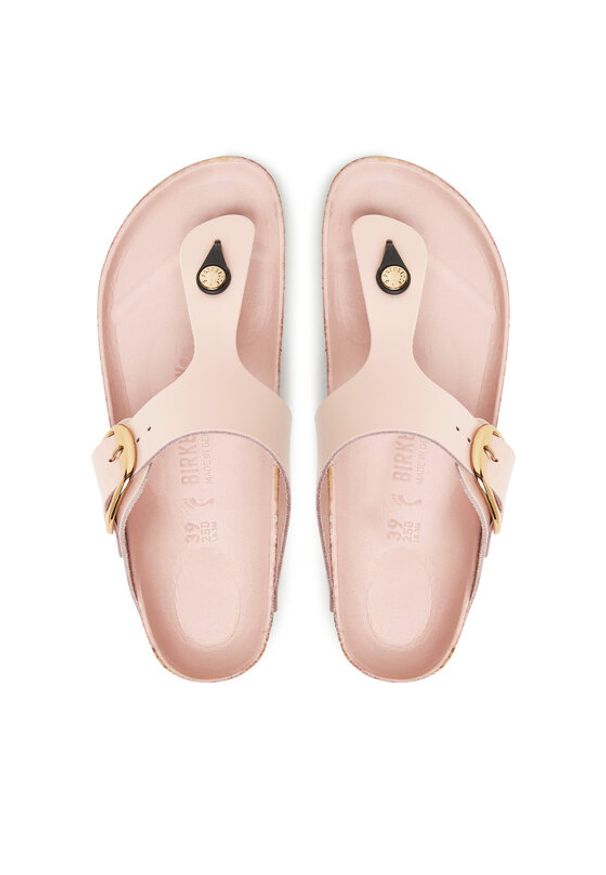 Birkenstock Japonki Gizeh Buckle He 1029484 Różowy. Kolor: różowy. Materiał: skóra