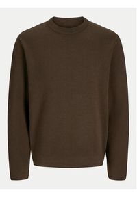Jack & Jones Sweter Milano 12259666 Beżowy Relaxed Fit. Kolor: beżowy. Materiał: bawełna #4