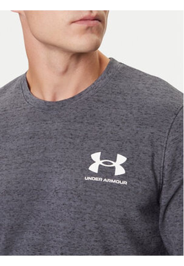 Under Armour Bluza Ua Rival Terry 1370404 Szary Relaxed Fit. Kolor: szary. Materiał: bawełna