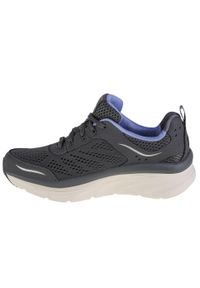 skechers - Buty do chodzenia damskie, Skechers D'Lux Walker-Infinite Motion. Kolor: brązowy, wielokolorowy, szary. Sport: turystyka piesza