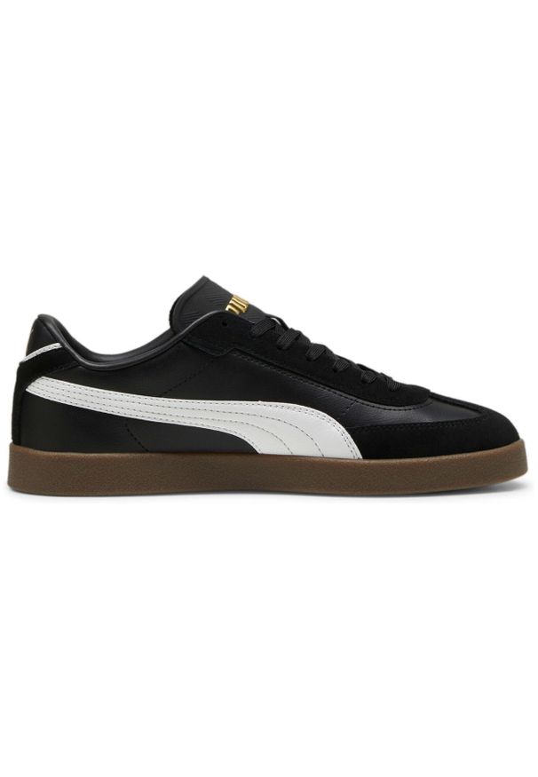 Puma - Buty PUMA Club II Era. Kolor: czarny. Materiał: skóra, materiał, syntetyk. Szerokość cholewki: normalna. Sport: turystyka piesza