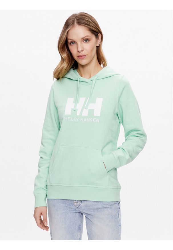 Helly Hansen Bluza 33978 Zielony Regular Fit. Kolor: zielony. Materiał: bawełna