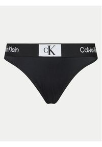Calvin Klein Swimwear Dół od bikini KW0KW02353 Czarny. Kolor: czarny. Materiał: syntetyk