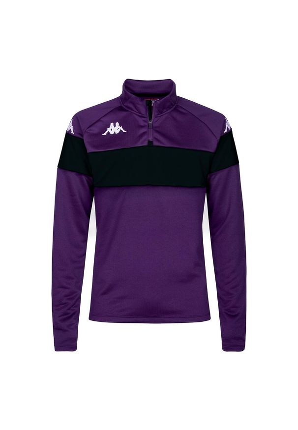 Bluza Kappa Dovare. Kolor: fioletowy, wielokolorowy, żółty, czarny. Sport: fitness