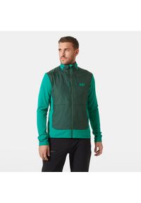 Polar Helly Hansen Versalite Hybrid. Kolor: zielony. Materiał: polar. Sport: turystyka piesza