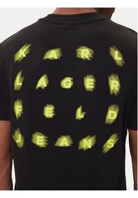 Karl Lagerfeld Jeans T-Shirt A3M17027 Czarny Relaxed Fit. Kolor: czarny. Materiał: bawełna