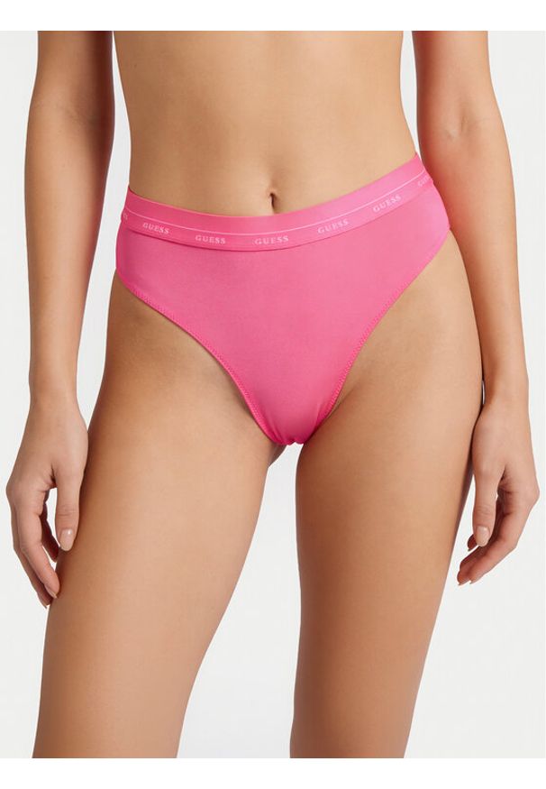 Guess Figi brazylijskie O5RE25 KCF20 Różowy. Kolor: różowy. Materiał: syntetyk