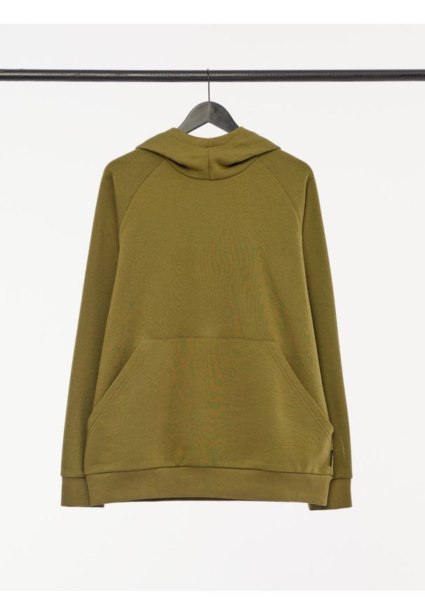 outhorn - Bluza nierozpinana z kapturem męska. Okazja: na co dzień. Typ kołnierza: kaptur. Materiał: poliester, bawełna, dzianina, dresówka. Długość rękawa: raglanowy rękaw. Styl: sportowy, casual