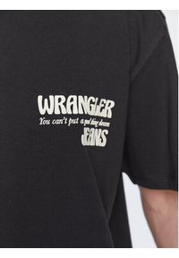 Wrangler T-Shirt Slogan W70NEEXV6 112321205 Czarny Relaxed Fit. Kolor: czarny. Materiał: bawełna #2