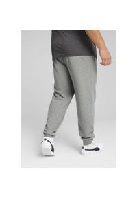 Puma - Męskie spodnie dresowe Essentials z logo No. 1 PUMA Medium Gray Heather. Kolor: szary. Materiał: dresówka
