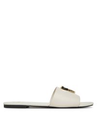 Love Moschino - LOVE MOSCHINO Klapki JA28161G0MIA0102 Écru. Materiał: skóra