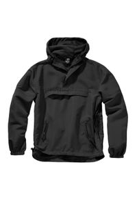 Kurtka męska Brandit Summer Windbreaker Czarna. Kolor: czarny