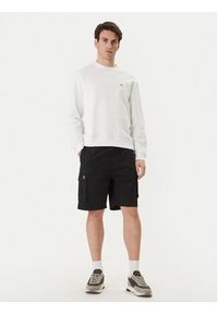 Calvin Klein Jeans Szorty materiałowe LV04RB618G Czarny Regular Fit. Kolor: czarny. Materiał: bawełna #5