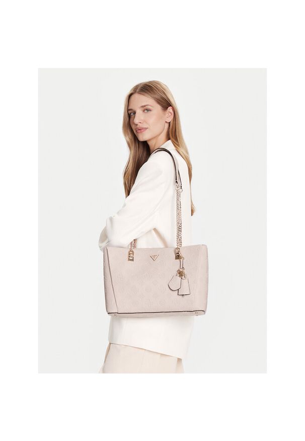 Torebka Guess. Kolor: beżowy