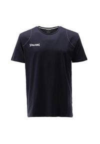 SPALDING - Koszulka Spalding Essential. Kolor: niebieski, biały, wielokolorowy. Sport: koszykówka