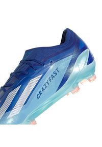 Adidas - Buty piłkarskie adidas X Crazyfast.1 Fg M GY7416 niebieskie. Kolor: niebieski. Materiał: materiał. Szerokość cholewki: normalna. Sport: piłka nożna #7