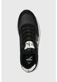 Calvin Klein Jeans sneakersy YW0YW00840 RUNNER SOCK LACEUP NY-LTH W kolor czarny. Nosek buta: okrągły. Zapięcie: sznurówki. Kolor: czarny. Materiał: guma #2