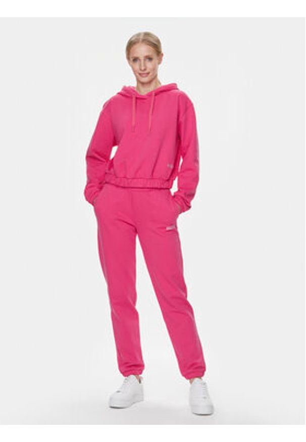 Guess Spodnie dresowe Eleanora V4RB10 KC5O0 Różowy Regular Fit. Kolor: różowy. Materiał: bawełna