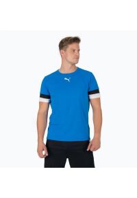 Puma - Koszulka piłkarska męska PUMA teamRISE Jersey. Kolor: czarny, niebieski, wielokolorowy. Materiał: poliester. Sport: piłka nożna #1