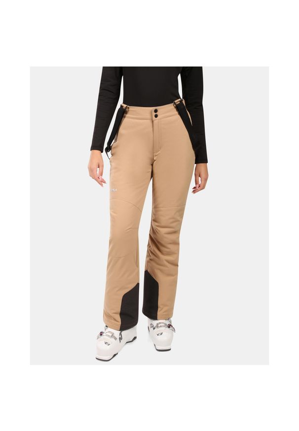 Spodnie narciarskie damskie Kilpi ELARE-W. Kolor: beżowy. Sezon: zima. Sport: narciarstwo