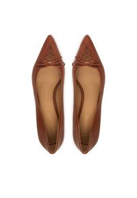 Lauren Ralph Lauren - LAUREN RALPH LAUREN Szpilki 802P06371002 Brązowy. Kolor: brązowy. Materiał: skóra. Obcas: na szpilce #4