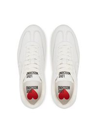 Love Moschino - LOVE MOSCHINO Sneakersy JA15112G1NIA010041 Biały. Kolor: biały. Materiał: skóra #3