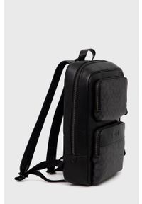 Coach plecak C5328 męski kolor czarny duży wzorzysty. Kolor: czarny #4