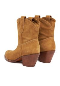 Polo Ralph Lauren Botki 818908754002 Brązowy. Kolor: brązowy. Materiał: skóra, zamsz #2