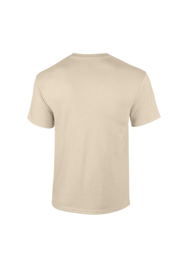 GILDAN - Ultra Bawełniana Koszulka Unisex Dla Dorosłych. Kolor: beżowy. Materiał: bawełna