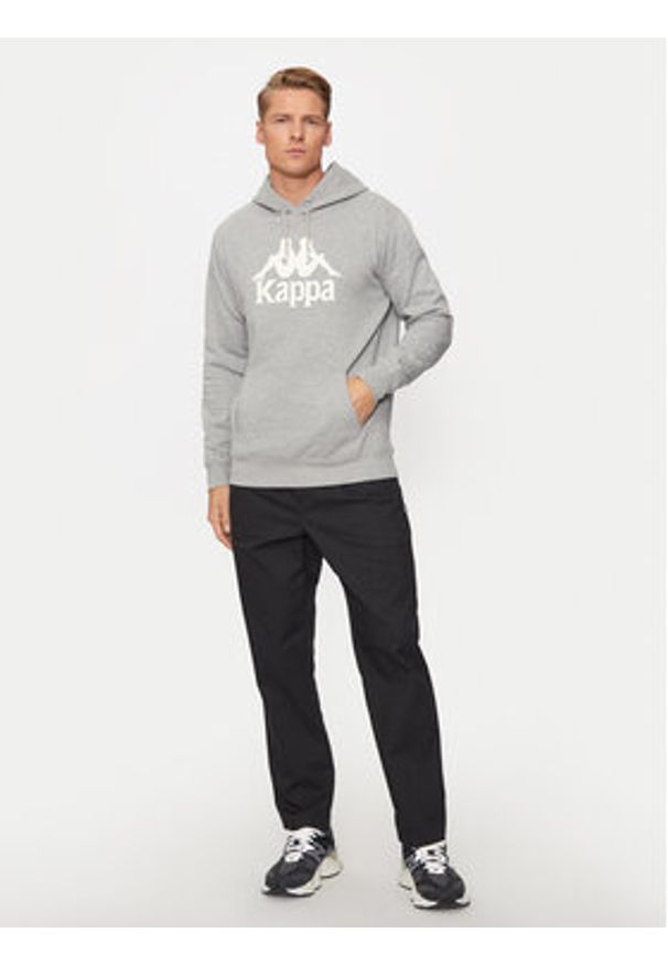 Kappa Bluza Malmo 3 Auth Kontemporary 341M43W Szary Regular Fit. Kolor: szary. Materiał: bawełna
