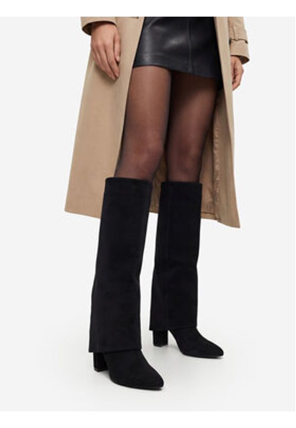 DeeZee Kozaki CEO-HY316-2 Czarny. Kolor: czarny. Materiał: materiał