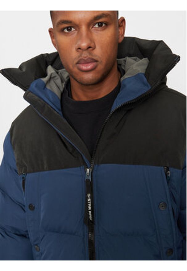 G-Star RAW - G-Star Raw Kurtka zimowa Expedition D23645-D712 Niebieski Regular Fit. Kolor: niebieski. Materiał: syntetyk. Sezon: zima