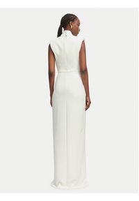 Elisabetta Franchi Sukienka wieczorowa AB-R31-61E2 Biały Regular Fit. Kolor: biały. Materiał: syntetyk. Styl: wizytowy #4