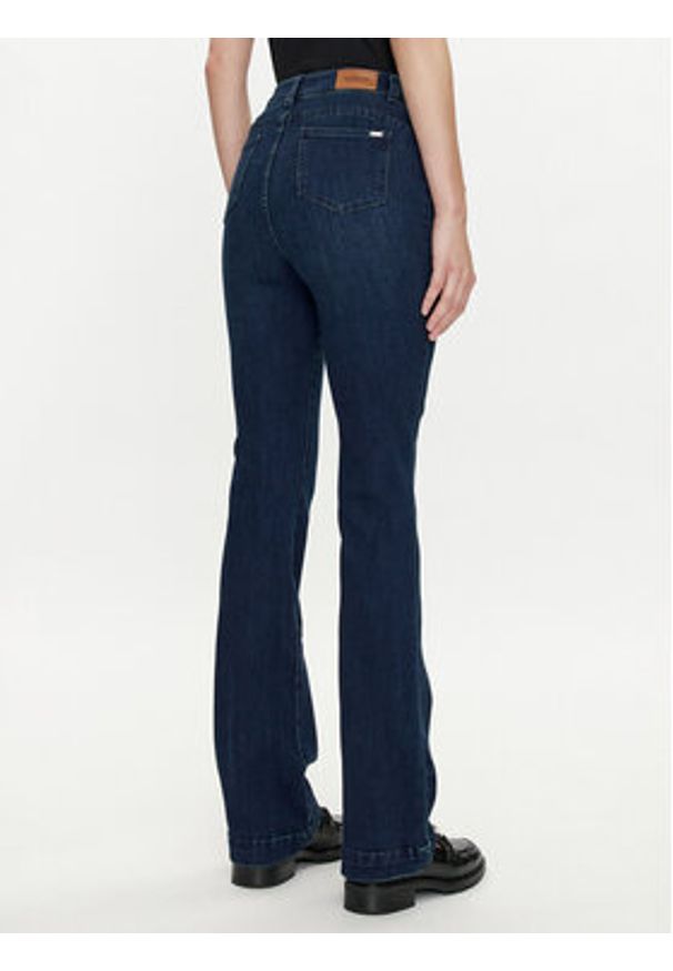 Morgan Jeansy 222-PKELY Granatowy Straight Fit. Kolor: niebieski