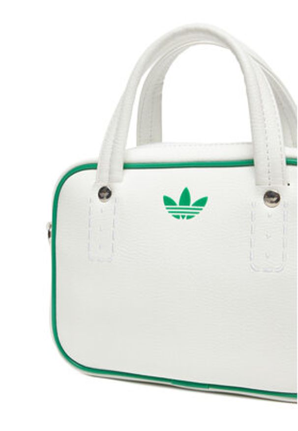 Adidas - adidas Torebka Adicolor XS JX7873 Biały. Kolor: biały. Materiał: skórzane